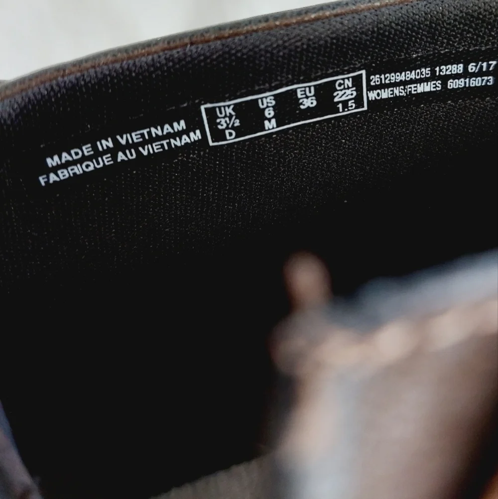 Clarks dark brown